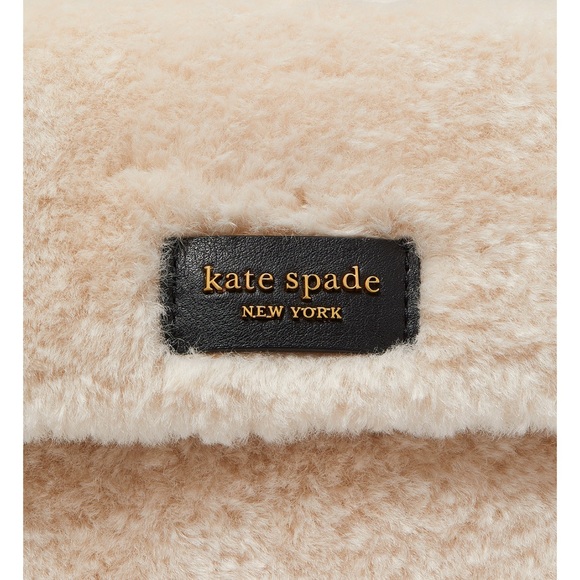 ♠️kate spade new york ♠️Double Up Faux Shearling Crossbody Bag - Picture 7 of 10